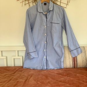 J. Crew || pajama shirt dress